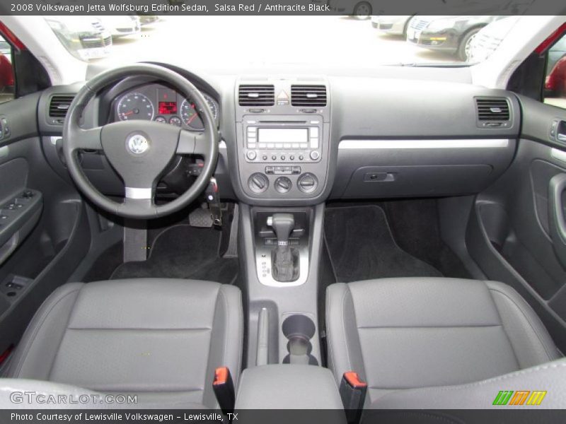 Salsa Red / Anthracite Black 2008 Volkswagen Jetta Wolfsburg Edition Sedan
