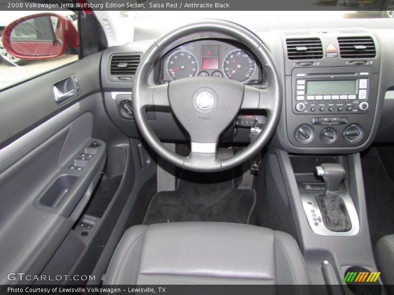 Salsa Red / Anthracite Black 2008 Volkswagen Jetta Wolfsburg Edition Sedan