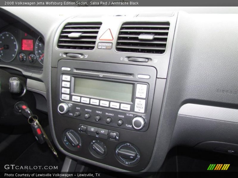 Salsa Red / Anthracite Black 2008 Volkswagen Jetta Wolfsburg Edition Sedan