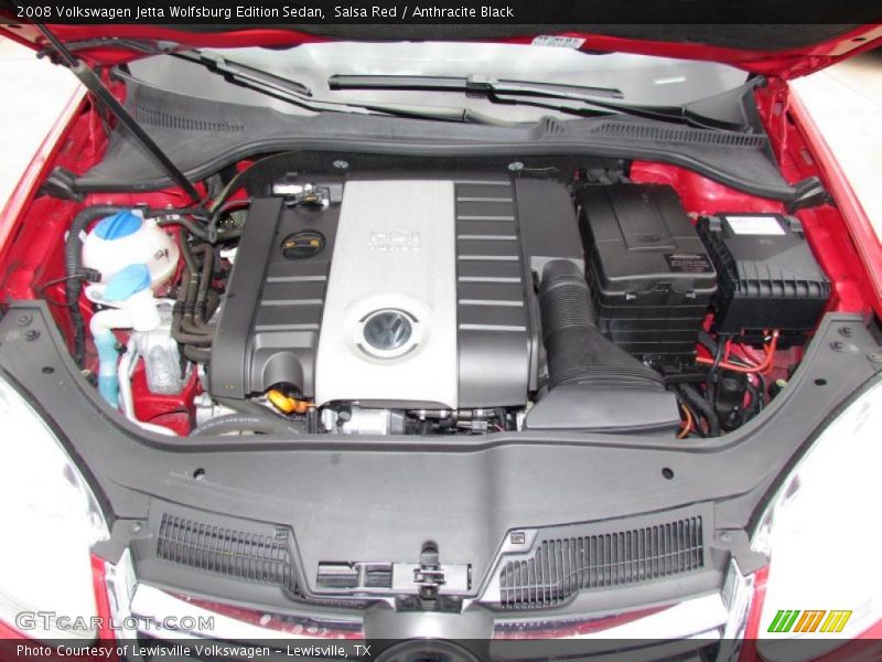 Salsa Red / Anthracite Black 2008 Volkswagen Jetta Wolfsburg Edition Sedan