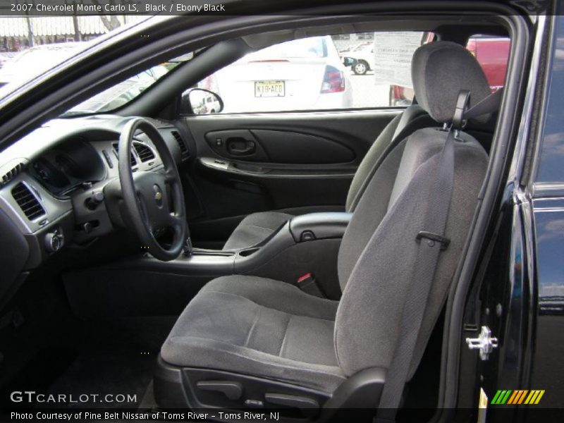 Black / Ebony Black 2007 Chevrolet Monte Carlo LS