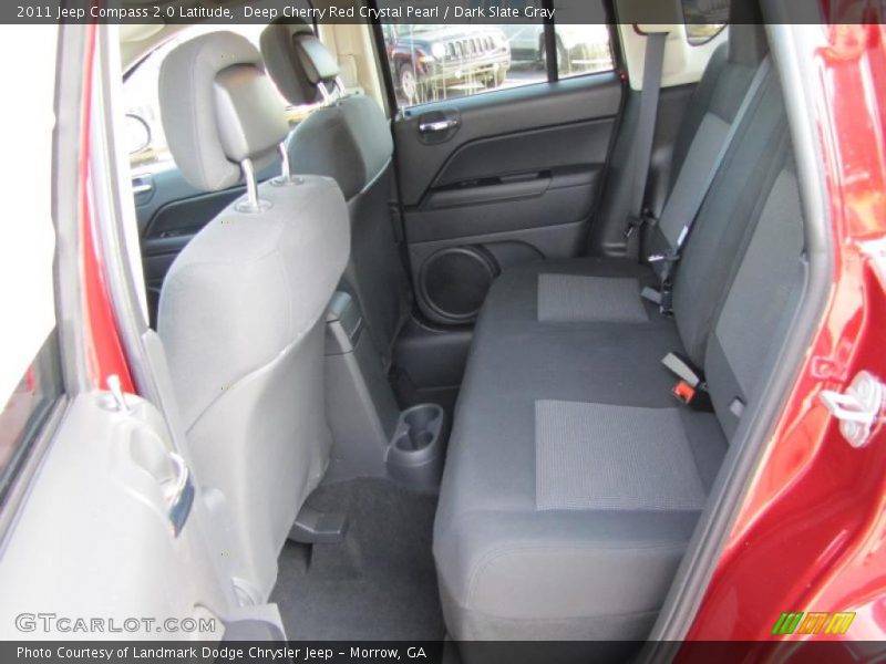 Deep Cherry Red Crystal Pearl / Dark Slate Gray 2011 Jeep Compass 2.0 Latitude