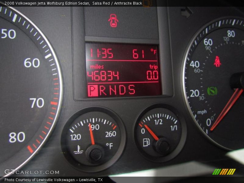 Salsa Red / Anthracite Black 2008 Volkswagen Jetta Wolfsburg Edition Sedan