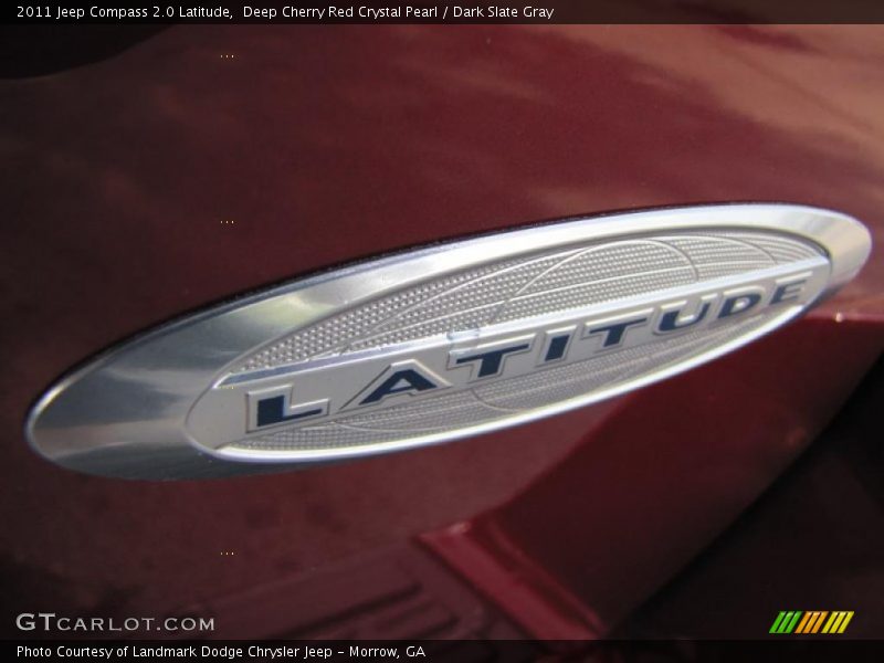 Deep Cherry Red Crystal Pearl / Dark Slate Gray 2011 Jeep Compass 2.0 Latitude