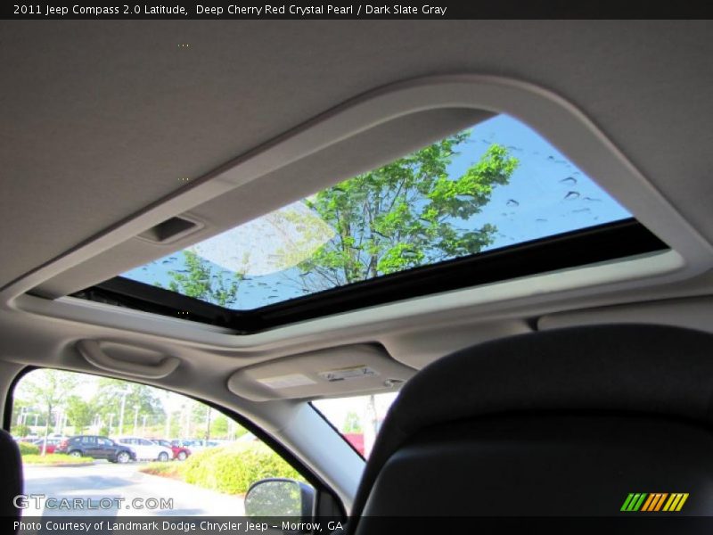 Deep Cherry Red Crystal Pearl / Dark Slate Gray 2011 Jeep Compass 2.0 Latitude