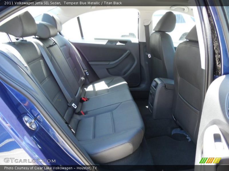 Tempest Blue Metallic / Titan Black 2011 Volkswagen Jetta SEL Sedan