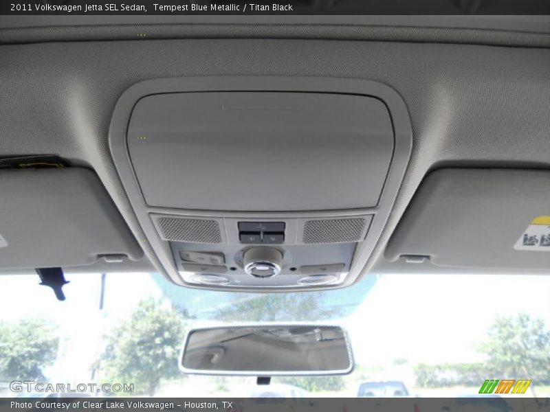 Tempest Blue Metallic / Titan Black 2011 Volkswagen Jetta SEL Sedan