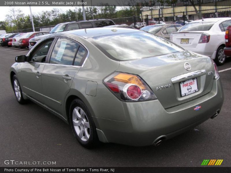 Metallic Jade / Blond 2008 Nissan Altima 2.5 SL