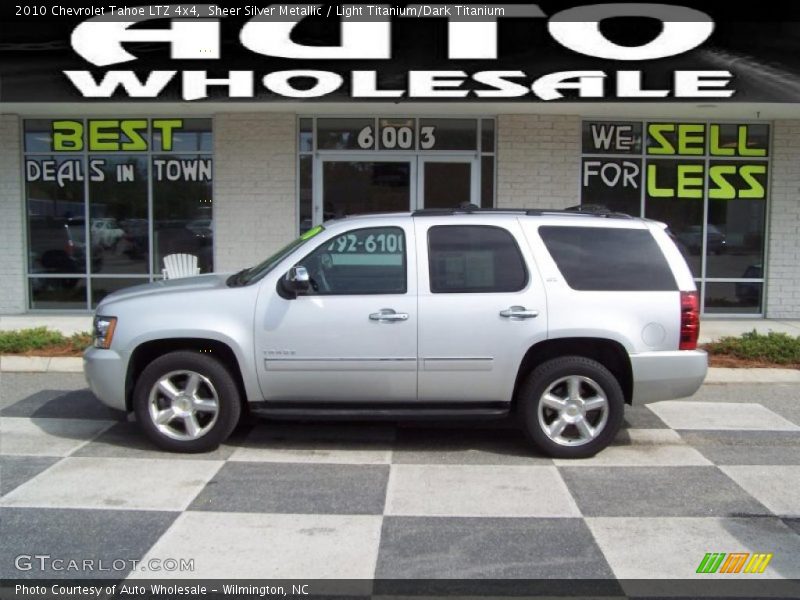 Sheer Silver Metallic / Light Titanium/Dark Titanium 2010 Chevrolet Tahoe LTZ 4x4
