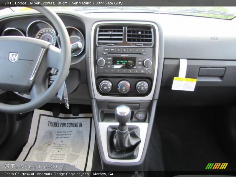 Dashboard of 2011 Caliber Express