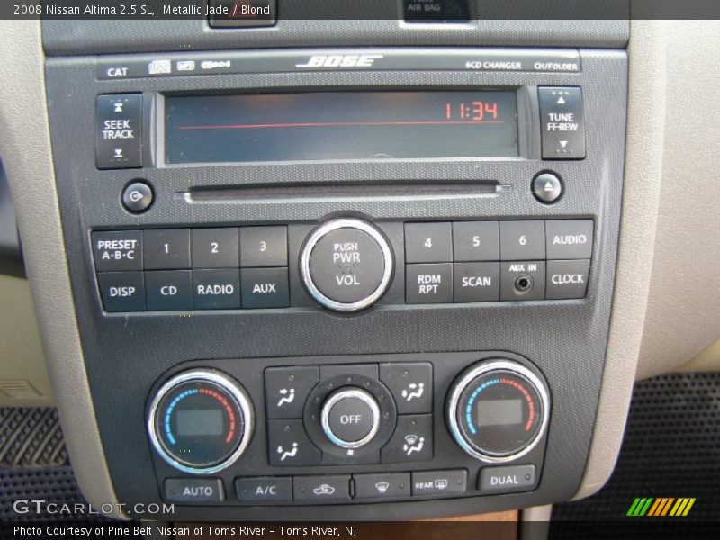 Metallic Jade / Blond 2008 Nissan Altima 2.5 SL
