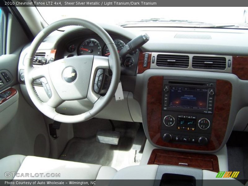 Sheer Silver Metallic / Light Titanium/Dark Titanium 2010 Chevrolet Tahoe LTZ 4x4