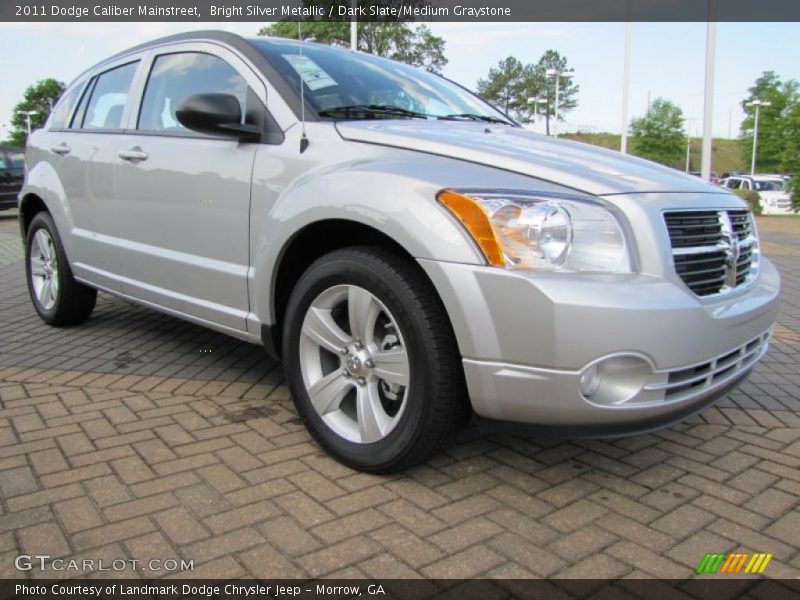 Bright Silver Metallic / Dark Slate/Medium Graystone 2011 Dodge Caliber Mainstreet