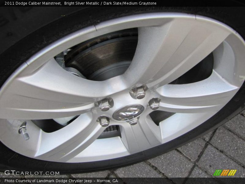 Bright Silver Metallic / Dark Slate/Medium Graystone 2011 Dodge Caliber Mainstreet
