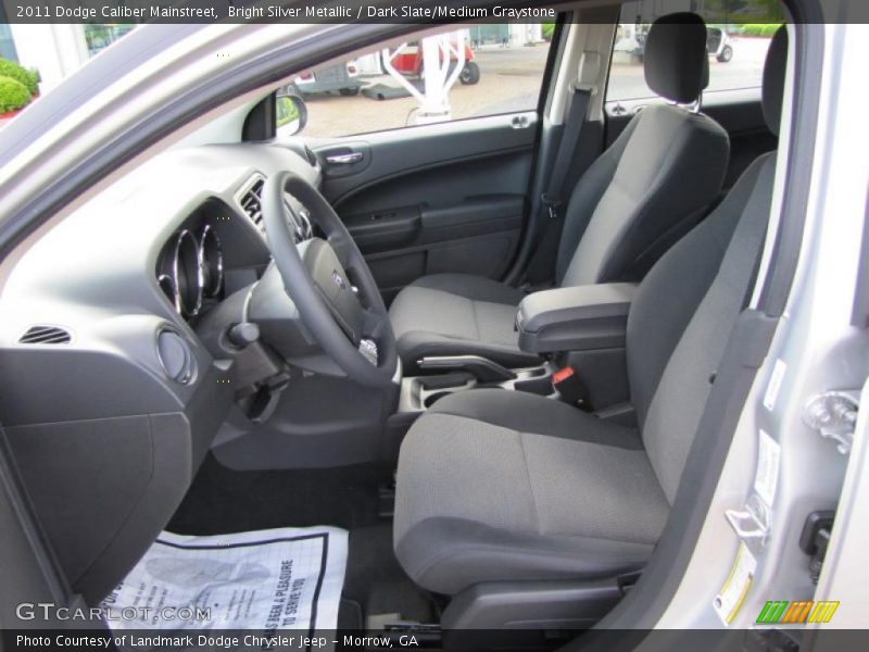 Bright Silver Metallic / Dark Slate/Medium Graystone 2011 Dodge Caliber Mainstreet