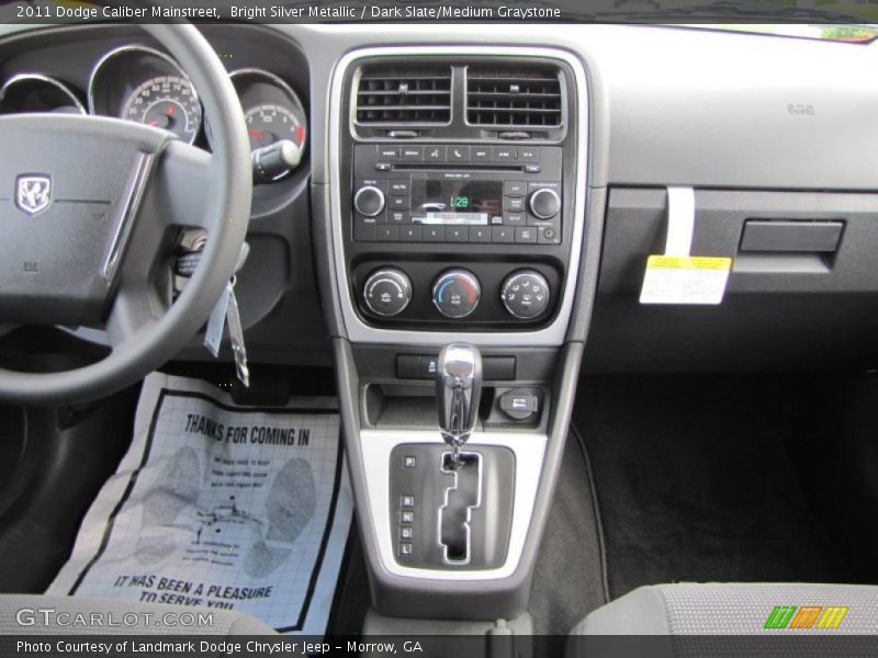 Bright Silver Metallic / Dark Slate/Medium Graystone 2011 Dodge Caliber Mainstreet