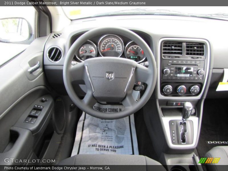 Bright Silver Metallic / Dark Slate/Medium Graystone 2011 Dodge Caliber Mainstreet