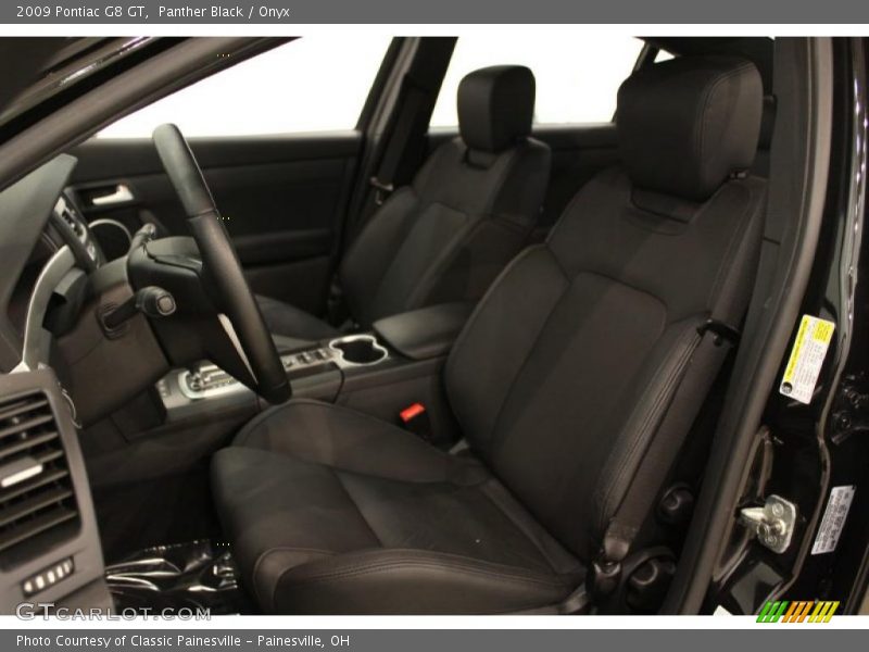  2009 G8 GT Onyx Interior