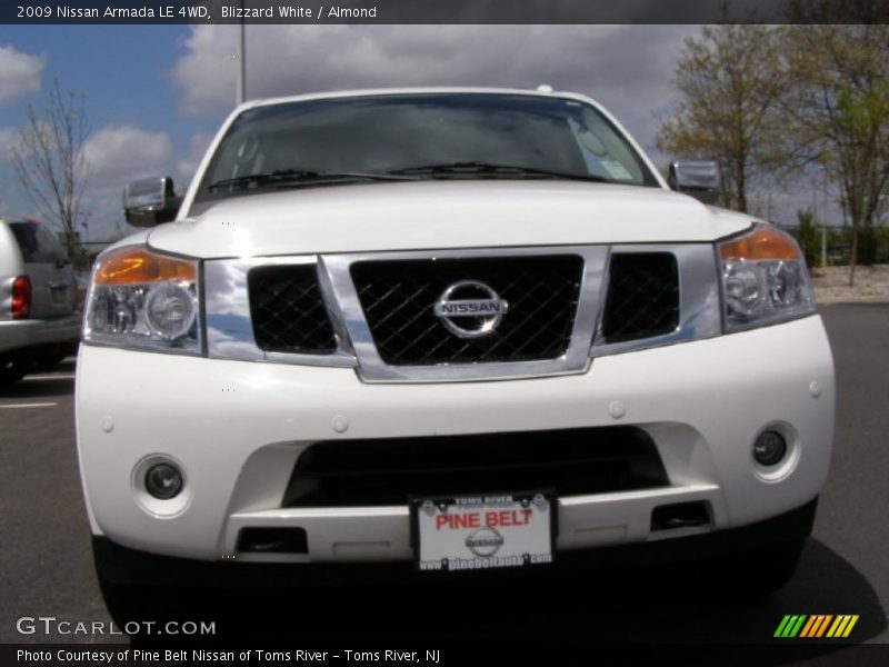 Blizzard White / Almond 2009 Nissan Armada LE 4WD