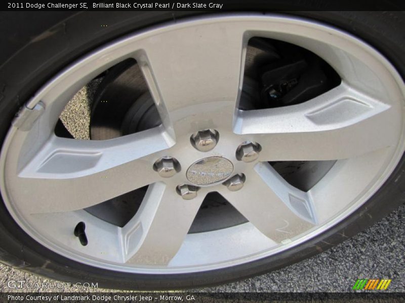 Brilliant Black Crystal Pearl / Dark Slate Gray 2011 Dodge Challenger SE