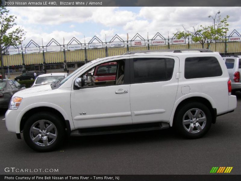  2009 Armada LE 4WD Blizzard White