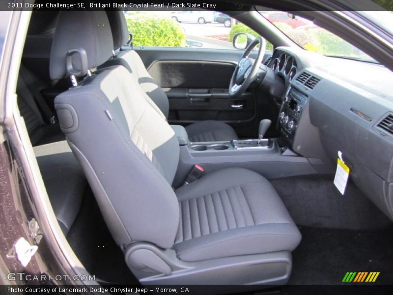 Brilliant Black Crystal Pearl / Dark Slate Gray 2011 Dodge Challenger SE
