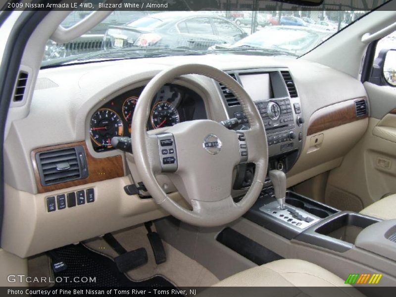  2009 Armada LE 4WD Almond Interior