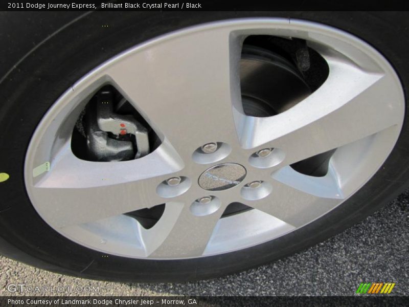 Brilliant Black Crystal Pearl / Black 2011 Dodge Journey Express