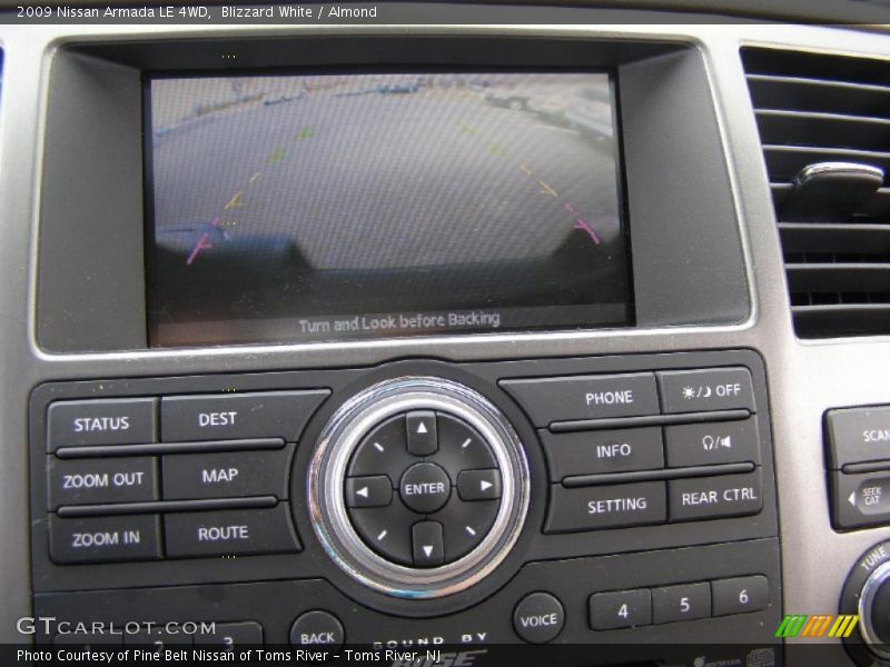 Controls of 2009 Armada LE 4WD