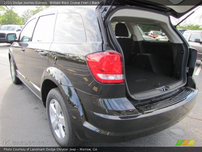 Brilliant Black Crystal Pearl / Black 2011 Dodge Journey Express