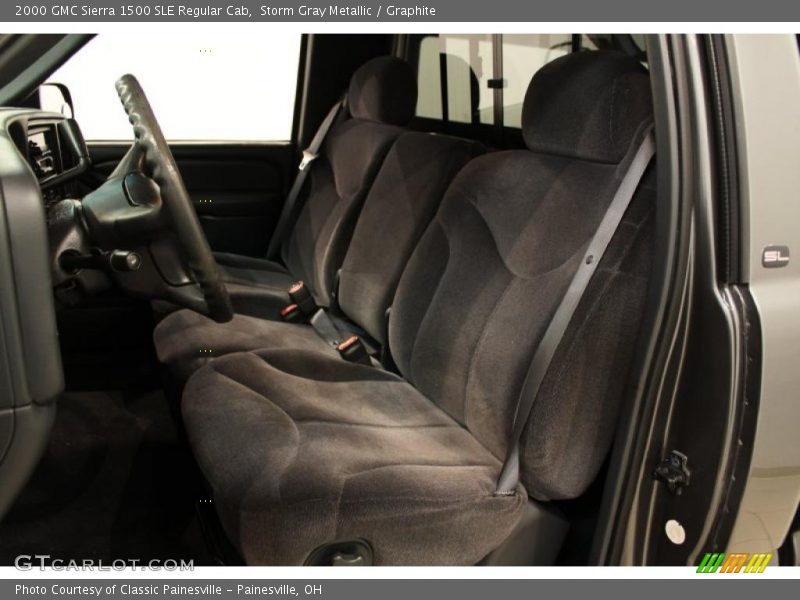 Storm Gray Metallic / Graphite 2000 GMC Sierra 1500 SLE Regular Cab