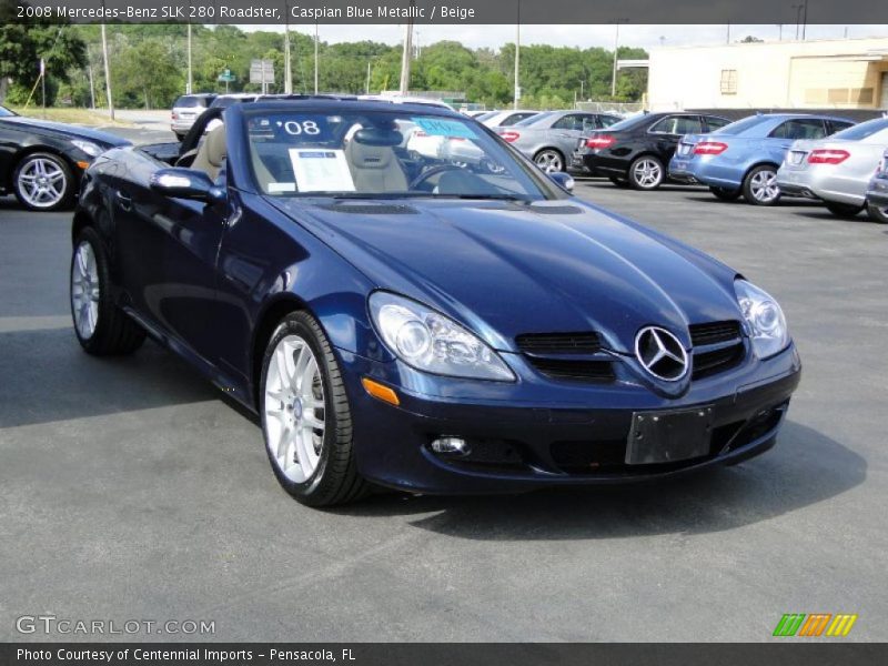 Front 3/4 View of 2008 SLK 280 Roadster