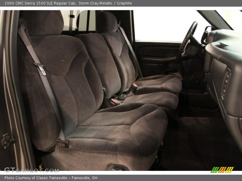 Storm Gray Metallic / Graphite 2000 GMC Sierra 1500 SLE Regular Cab
