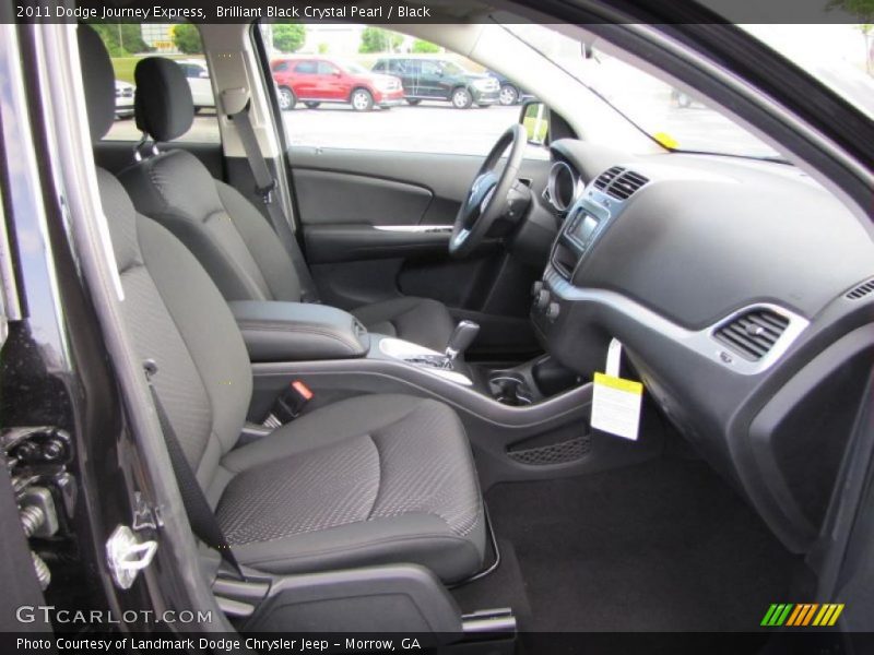 Brilliant Black Crystal Pearl / Black 2011 Dodge Journey Express