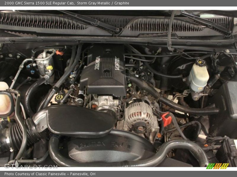 Storm Gray Metallic / Graphite 2000 GMC Sierra 1500 SLE Regular Cab