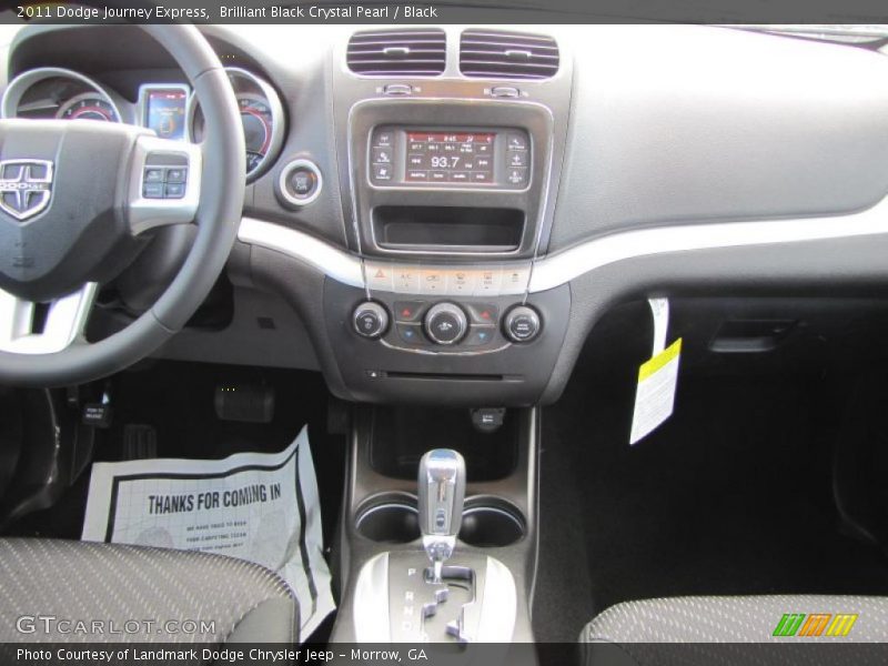 Dashboard of 2011 Journey Express