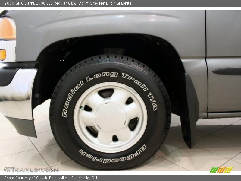 Storm Gray Metallic / Graphite 2000 GMC Sierra 1500 SLE Regular Cab