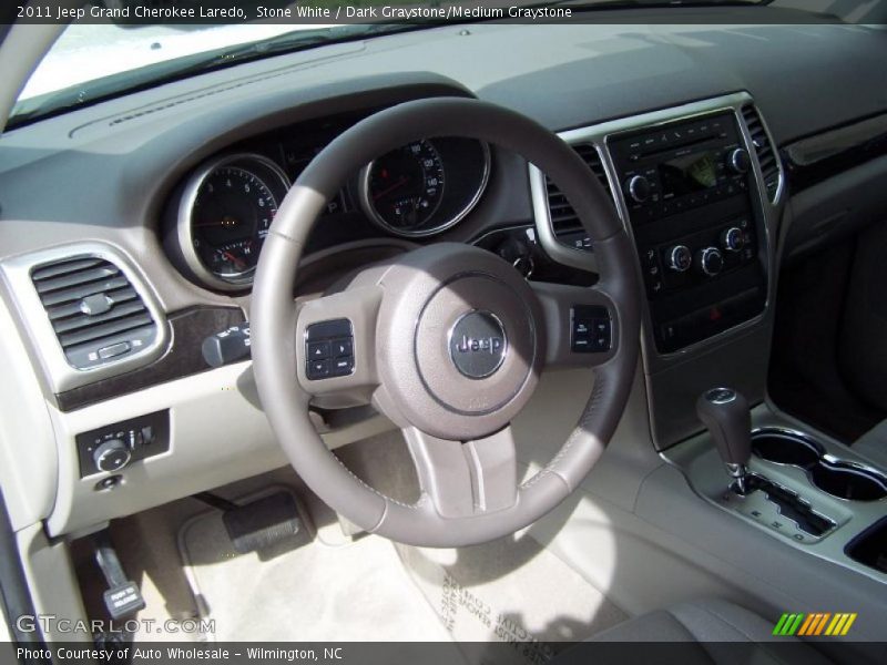 Stone White / Dark Graystone/Medium Graystone 2011 Jeep Grand Cherokee Laredo