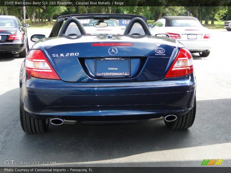  2008 SLK 280 Roadster Caspian Blue Metallic