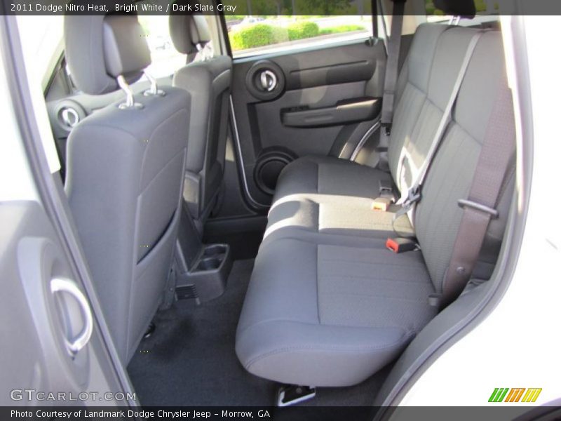 Bright White / Dark Slate Gray 2011 Dodge Nitro Heat