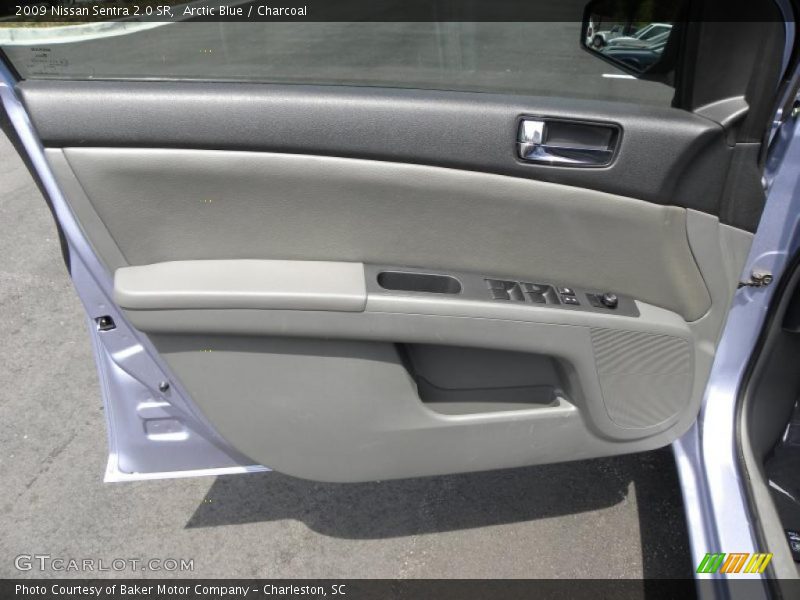 Arctic Blue / Charcoal 2009 Nissan Sentra 2.0 SR