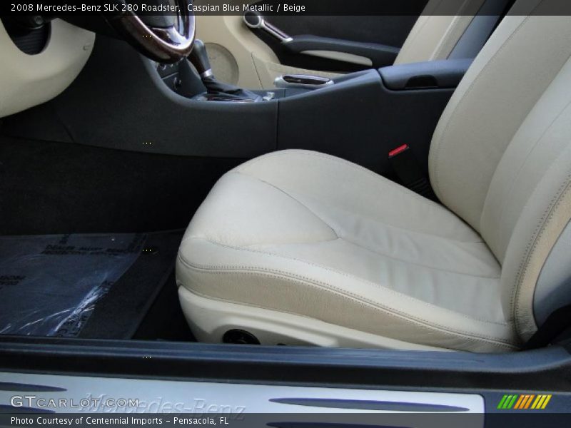 Caspian Blue Metallic / Beige 2008 Mercedes-Benz SLK 280 Roadster