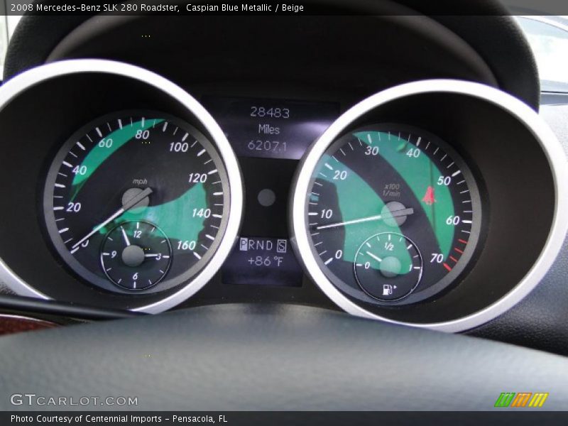  2008 SLK 280 Roadster 280 Roadster Gauges