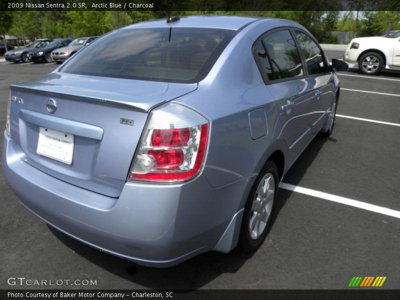 Arctic Blue / Charcoal 2009 Nissan Sentra 2.0 SR