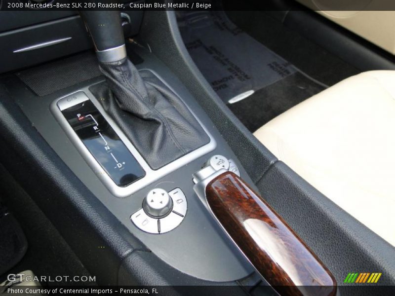 Caspian Blue Metallic / Beige 2008 Mercedes-Benz SLK 280 Roadster
