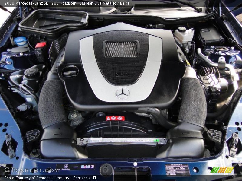  2008 SLK 280 Roadster Engine - 3.0 Liter DOHC 24-Valve VVT V6
