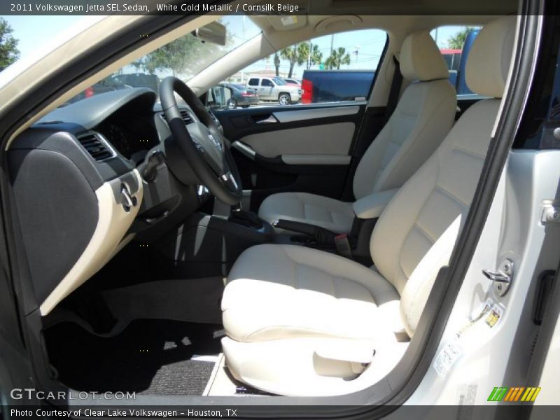 White Gold Metallic / Cornsilk Beige 2011 Volkswagen Jetta SEL Sedan