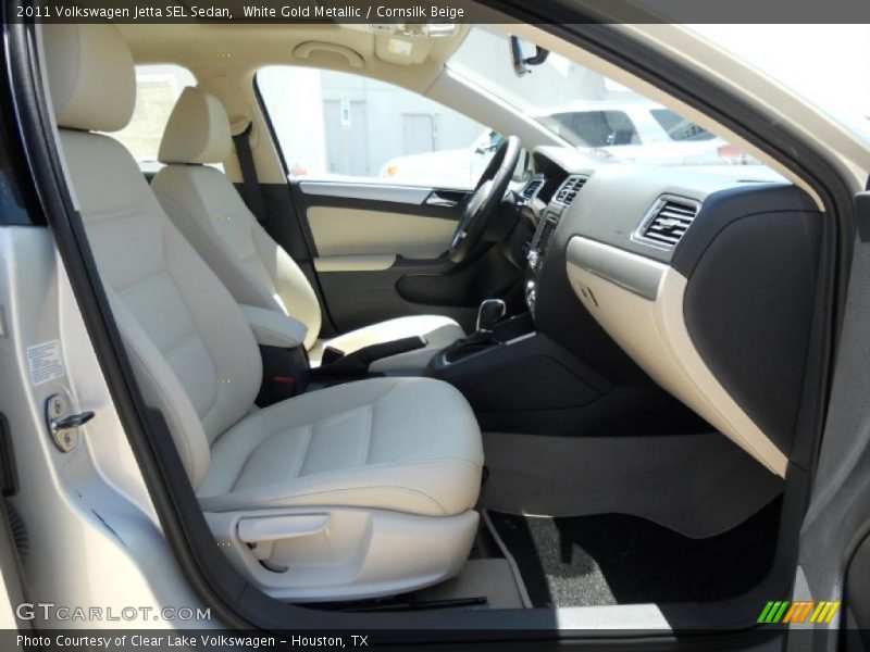 White Gold Metallic / Cornsilk Beige 2011 Volkswagen Jetta SEL Sedan