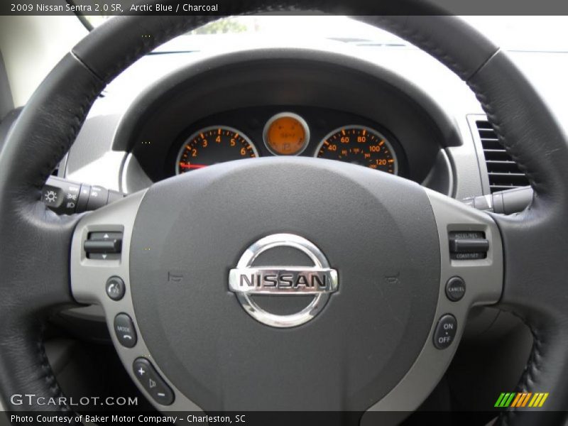 Arctic Blue / Charcoal 2009 Nissan Sentra 2.0 SR