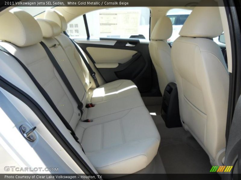 White Gold Metallic / Cornsilk Beige 2011 Volkswagen Jetta SEL Sedan